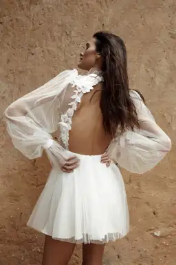 Christie Nicole Bridal Kym Dress White Size 8 for rent on The Volte - image 4