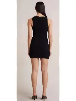Bec and Bridge Clover Mini Dress Black Size AU 6  for rent on The Volte - image 2
