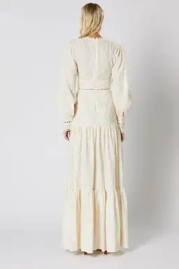 Winona Genevieve Dress Cream Size S