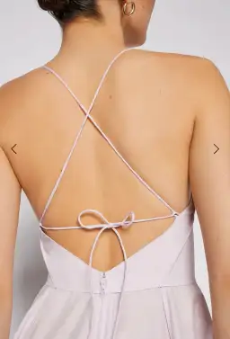 Scanlan Theodore Parachute Cotton Strappy Dress in Lilac Purple Size 6 