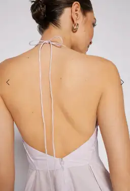 Scanlan Theodore Parachute Cotton Strappy Dress in Lilac Purple Size 6 