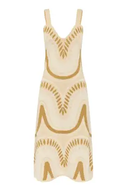 Alice McCall Windswept Midi Dress Yellow Size 6 for rent on The Volte - image 3