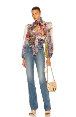 Zimmermann Botanica Crop Bodice in Book Print
Size 1 / Au 10