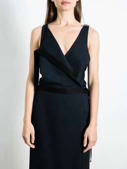 Dion Lee Utility Dress in Navy 