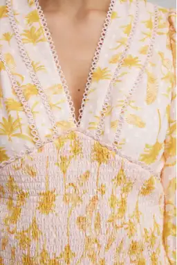 Significant Other Bernadette Dress Pineapple Palm Size 8  for rent on The Volte - image 3