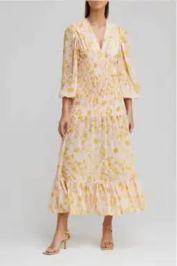 Significant Other Bernadette Dress Pineapple Palm Size 8  for rent on The Volte - image 1