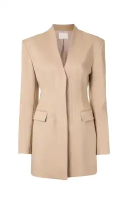 Dion Lee Camel Frame Blazer Dress Nude Size 8