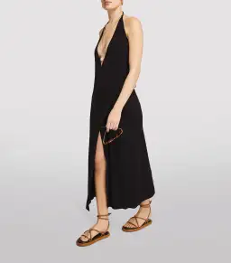 Sir The Label Kelvin Wrap Midi Dress Black Size 1 for rent on The Volte - image 5