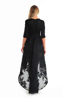 Asilio Prisoner Queen Dress Black Size 10 for rent on The Volte - image 3