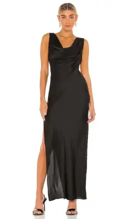 Michael Costello x Revolve Dani Gown in Black Size 8 for rent on The Volte - image 1