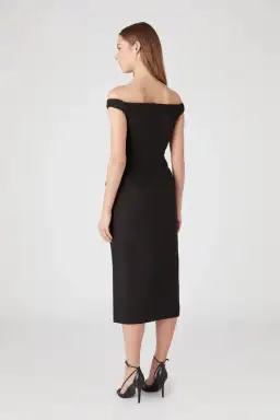 Camilla & Marc Cetara Dress Black Size 6 for rent on The Volte - image 2