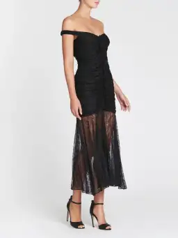 Camilla & Marc Sinclair Midi Dress Black Size 6 for rent on The Volte - image 3