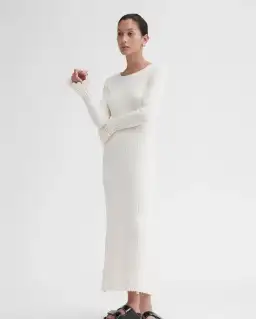 Friends with Frank The Cleo Dress in Cream Cotton