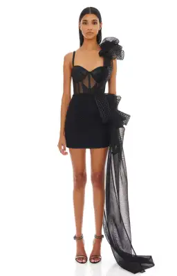 Eliya the Label Cheyanne Dress Black Size 6 for rent on The Volte - image 1