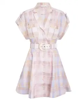 Zimmermann Dancer Spliced Mini Dress Print Size 1 / Au 10 for rent on The Volte - image 3