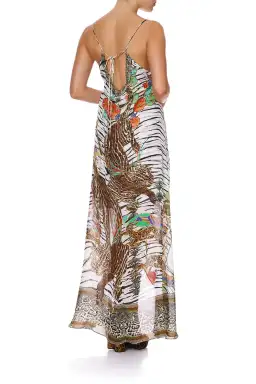 Camilla Cosmic Conflict Flared Mini Dress with Sheer Overlay Size M for rent on The Volte - image 5