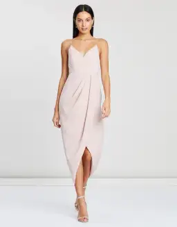 Shona Joy Core Cocktail Dress Blush Size 10