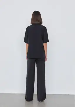 Viktoria and Woods Chorus Shirt Size 1 and Pilot Pants Size 3 Set Black  for rent on The Volte - image 2