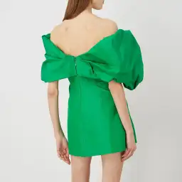 Rachel Gilbert Xavier Mini Dress Green Size 3 / AU 12 for rent on The Volte - image 4