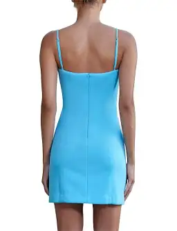 Misha Brixton Mini Dress Blue