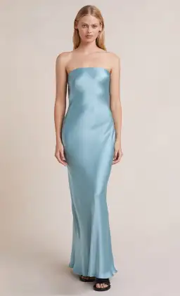 Bec & Bridge Moon Dance Strapless Dress in Sea Spray Blue Size 12 for rent on The Volte - image 8