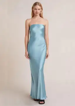 Bec & Bridge Moon Dance Strapless Dress in Sea Spray Blue Size 12 for rent on The Volte - image 6