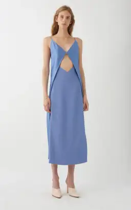 Dion Lee Tessellate Dress Cornflower Blue Size 10 for rent on The Volte - image 2