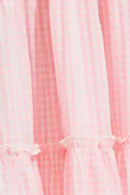 Steele Lyla Dress in Blush Check Print Size M 