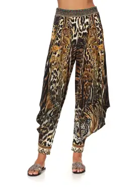 Camilla Jersey Drape Pant Berkeley St After Dark Animal Print Size S