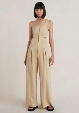Bec & Bridge Monty Jumpsuit Pecan Brown Size 12 for rent on The Volte - image 1