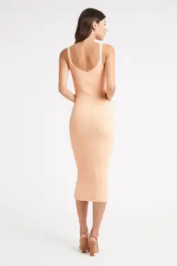 Kookai Stirling Dress Peach Size 12  for rent on The Volte - image 2