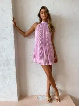 Lidee Amour Mini Dress in Floss Pink Size 8