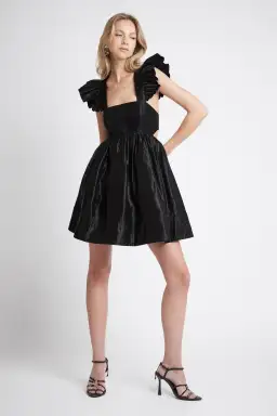 Aje Gazelle Mini Dress Black Size 12 for rent on The Volte - image 0