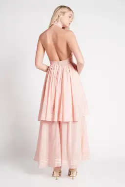 Aje Bungalow Sienna Dress Blush Size 10 for rent on The Volte - image 2