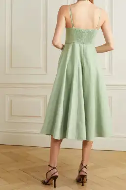 Zimmermann Ballerina Picnic Midi Dress Sage Size 0P / AU 6 for rent on The Volte - image 2