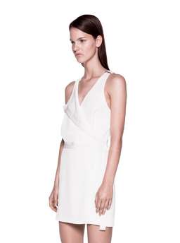 Dion Lee Whitewash Utility Mini Dress