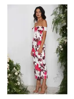 Elle Zeitoune Charlie Dress Rose Print Size 6 for rent on The Volte - image 2