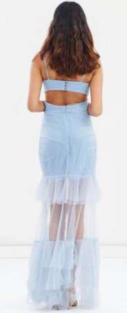 Alice McCall Exception Dress/Gown, Blue, size 12, RRP$790