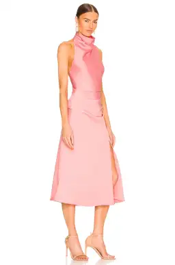 Misha Collection Robia Midi Dress Pink Size 6 
