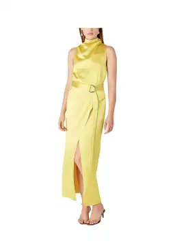 Camilla and Marc Phoebe Drape Dress Yellow Size 10