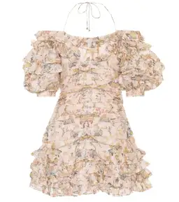 Zimmermann Painted Hearts Fold Dress Print Size 0 for rent on The Volte - image 3