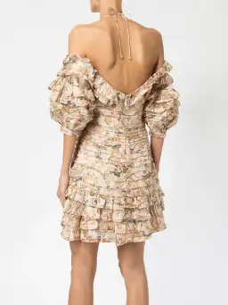 Zimmermann Painted Hearts Fold Dress Print Size 0 for rent on The Volte - image 2