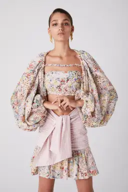 Atoir You Remind Me Crop & Unknown For Me Skirt Set Print Size 6 for rent on The Volte - image 1