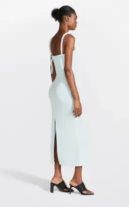 Dion Lee Rope Drape Dress Blue Size 8