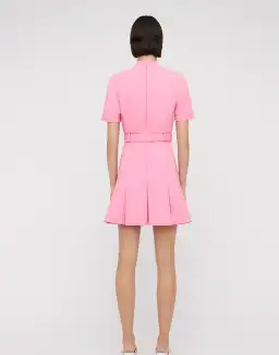 Scanlan Theodore Tailored Pleat Dress Pink Size 6 for rent on The Volte - image 3