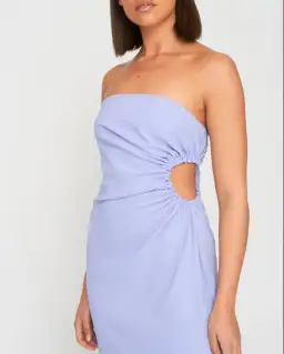 By Johnny Selena Strapless Dress Violet Size 10 for rent on The Volte - image 2