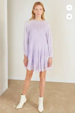 Magali Pascal Dalia Dress Lavender Size M for rent on The Volte - image 3