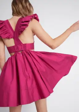 Aje Midsummer Mini Dress Pink Size 12