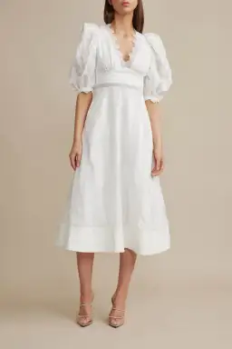 Acler Grampian Dress White Size 10 for rent on The Volte - image 1