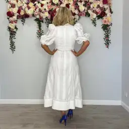 Acler Grampian Dress White Size 10 for rent on The Volte - image 4